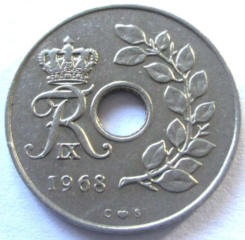 1968 Danmark 25 Ore