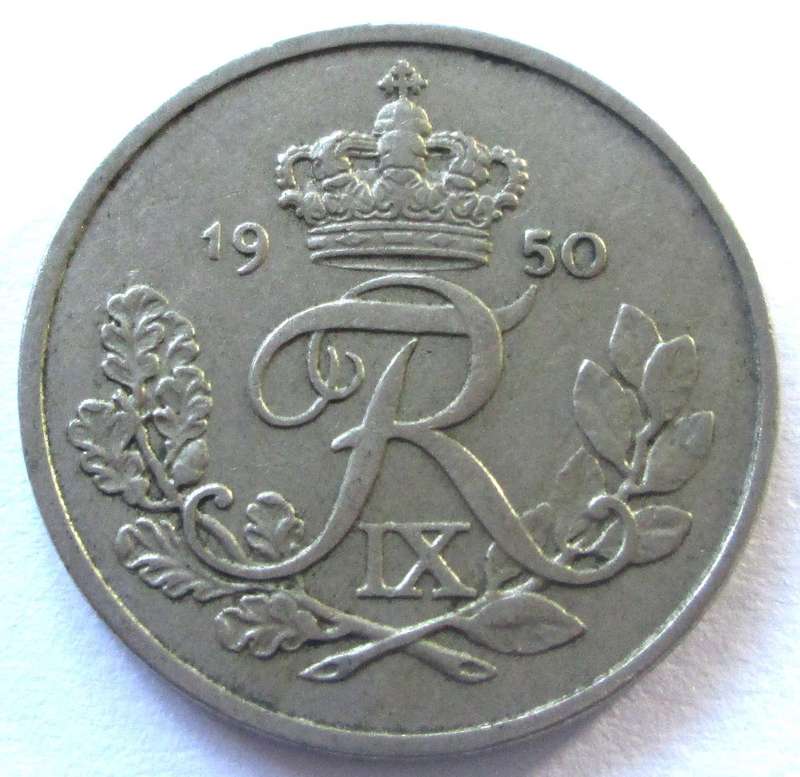 1950 Danmark 25 Ore