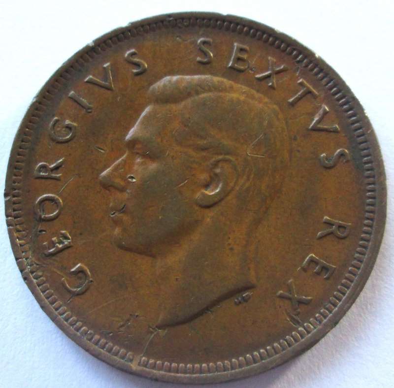 1951 Union of South Africa 1 Penny
