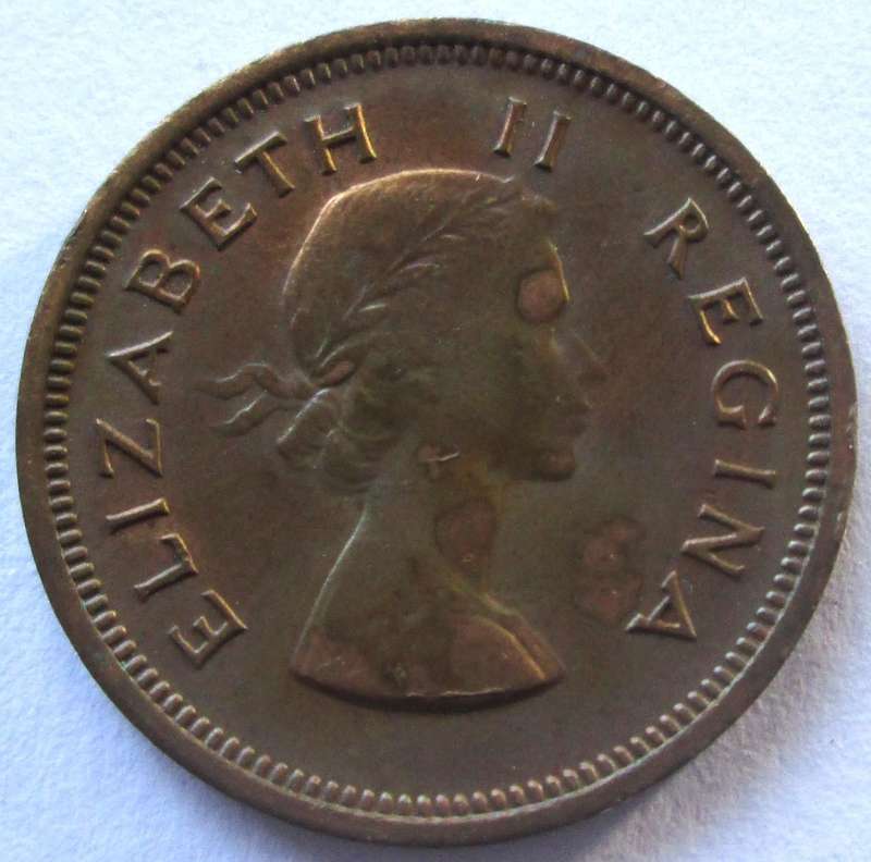 1958 Union of South Africa Quarter Penny