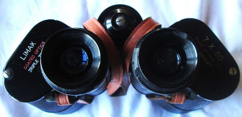 Limax Coated Optics Triple Tested No 461697 Vintage Binoculars / Case