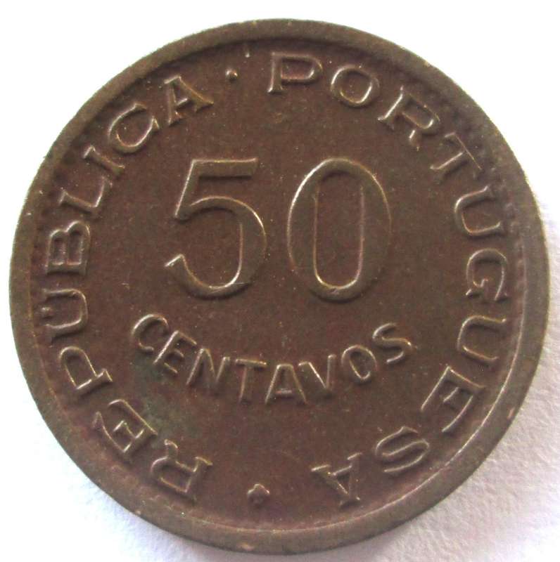 1957 Mozambique 50 Centavos