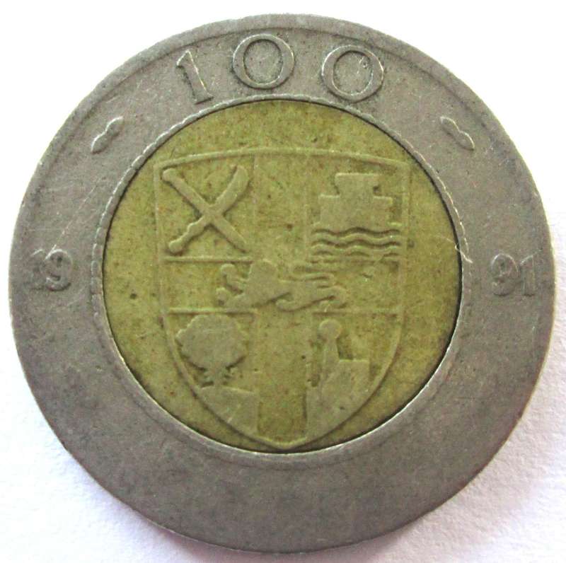 1991 Ghana 100 Cedis