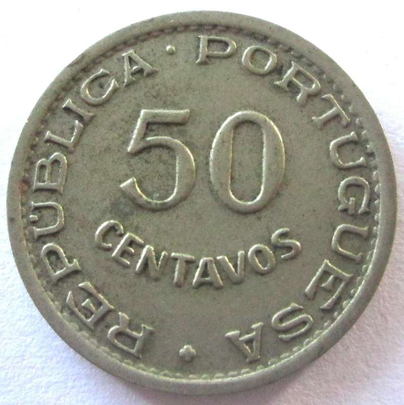 1951 Mozambique 50 Centavos
