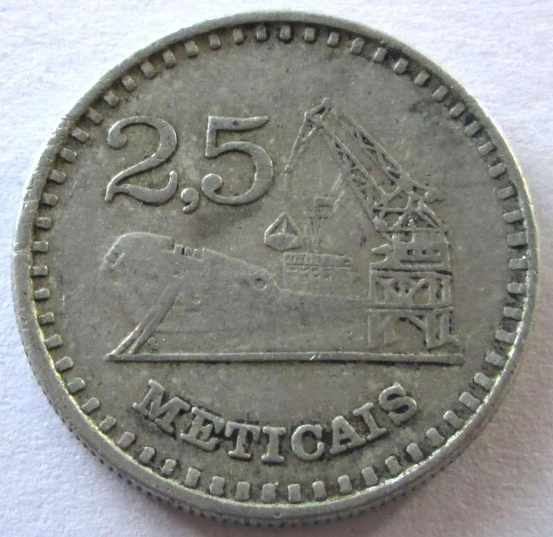1980 Mozambique 2.5 Meticais