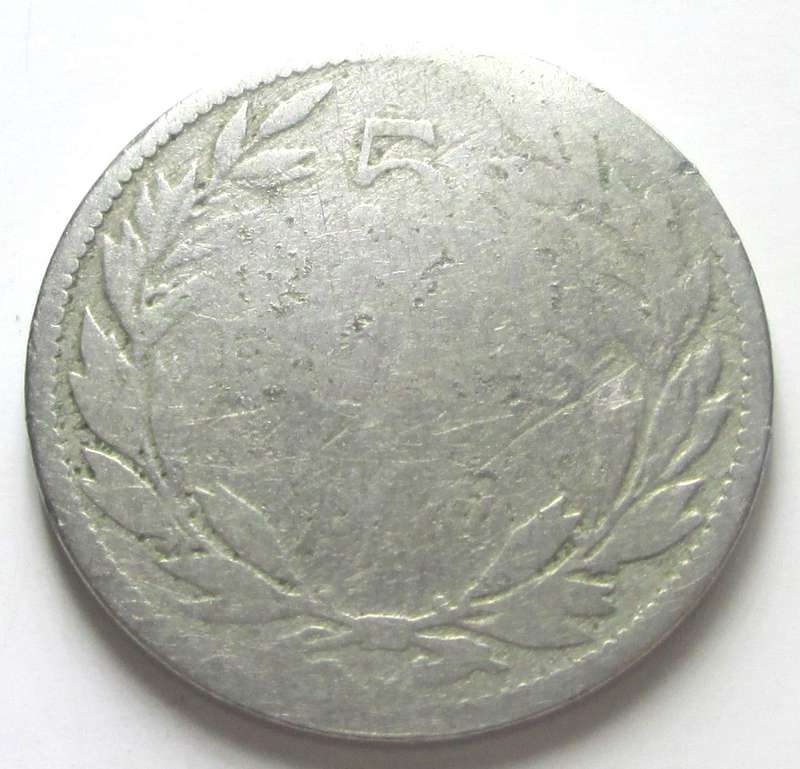 1907 - 1914 Colombia 5 Pesos