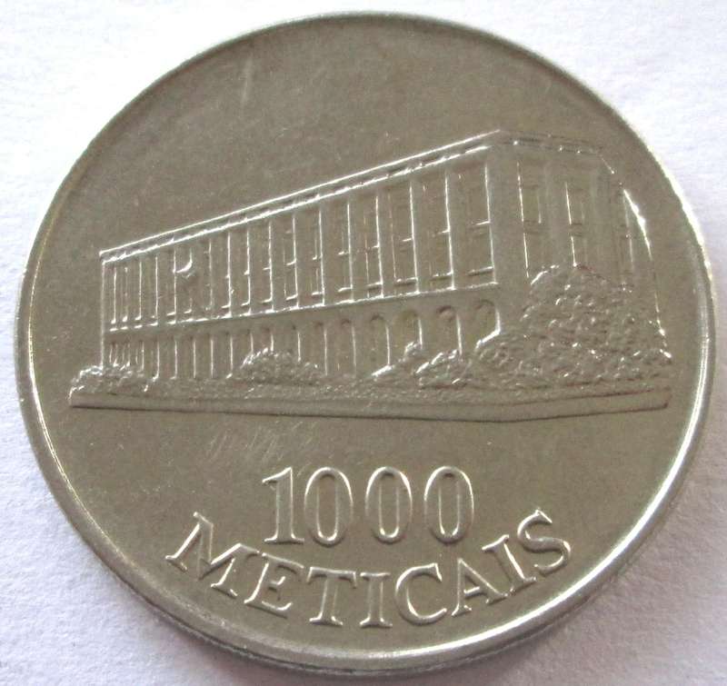 1994 Mozambique 1000 Meticais