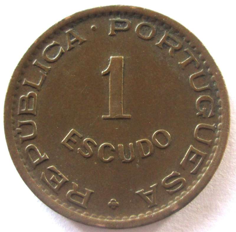 1957 Mozambique 1 Escudo