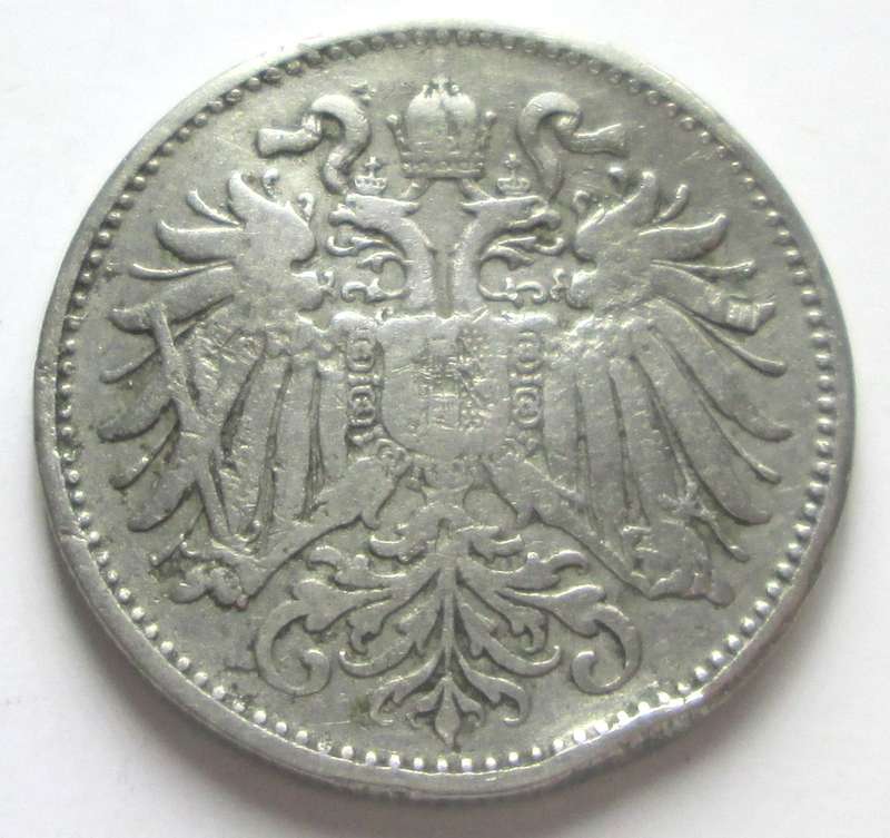 1894 Austria 10 Heller