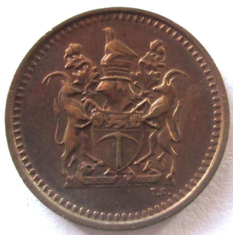 1970 Rhodesia Half Cent