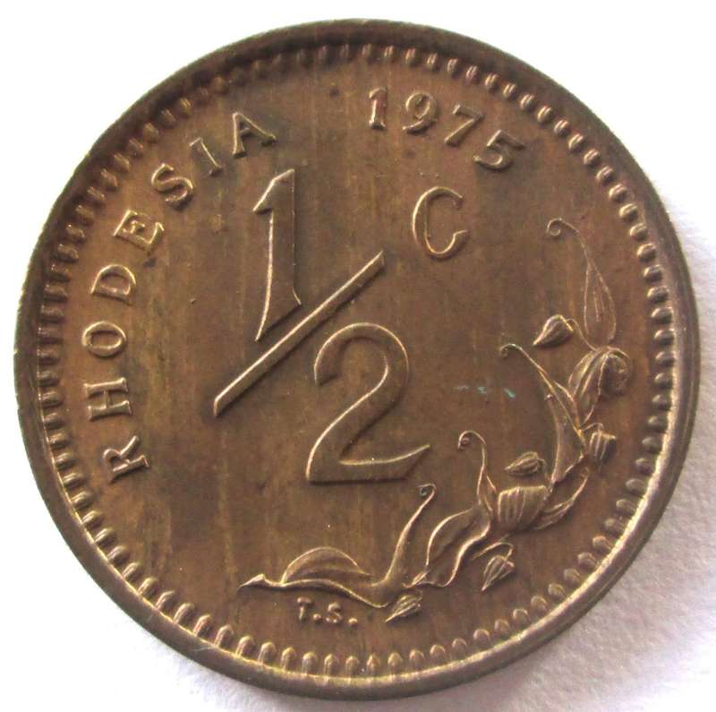 1975 Rhodesia Half Cent