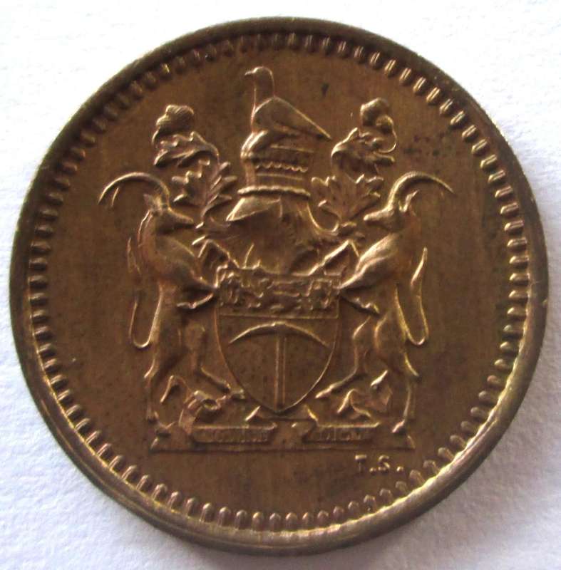 1975 Rhodesia Half Cent