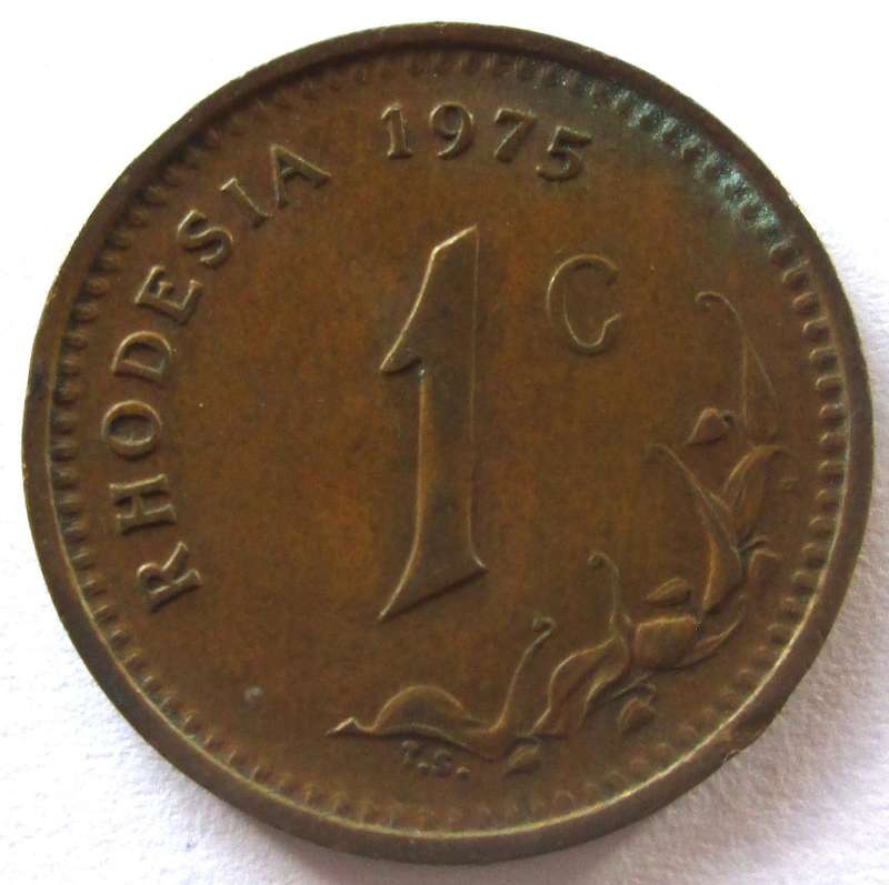 1975 Rhodesia 1 Cent