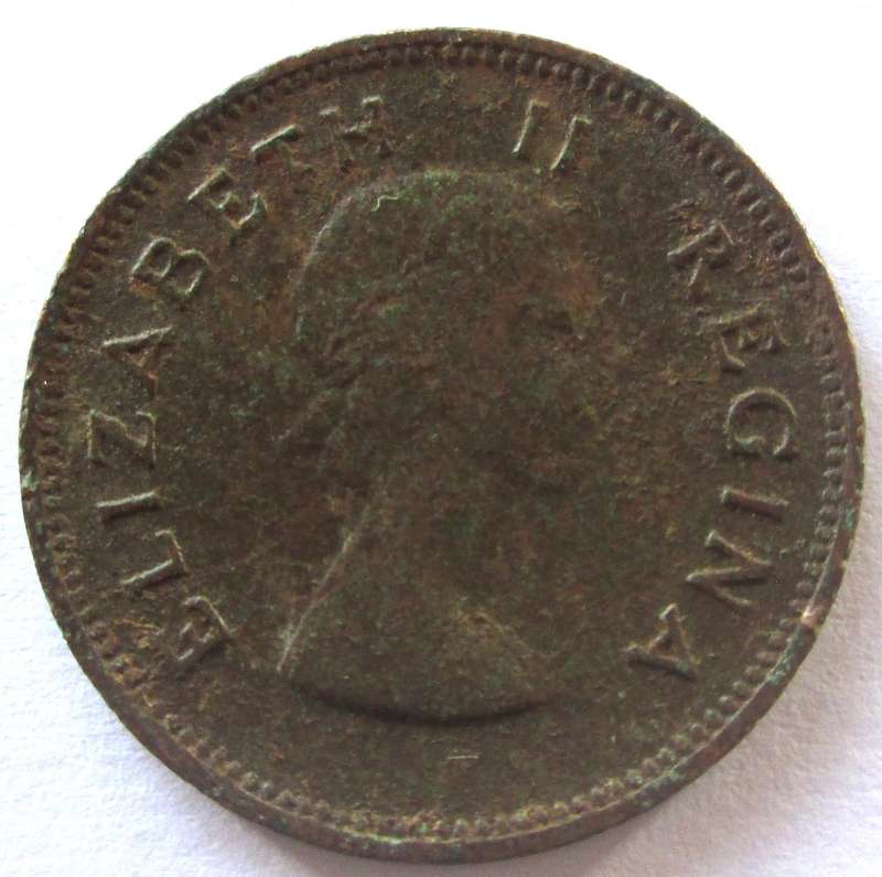 1957 Union of South Africa Half Penny