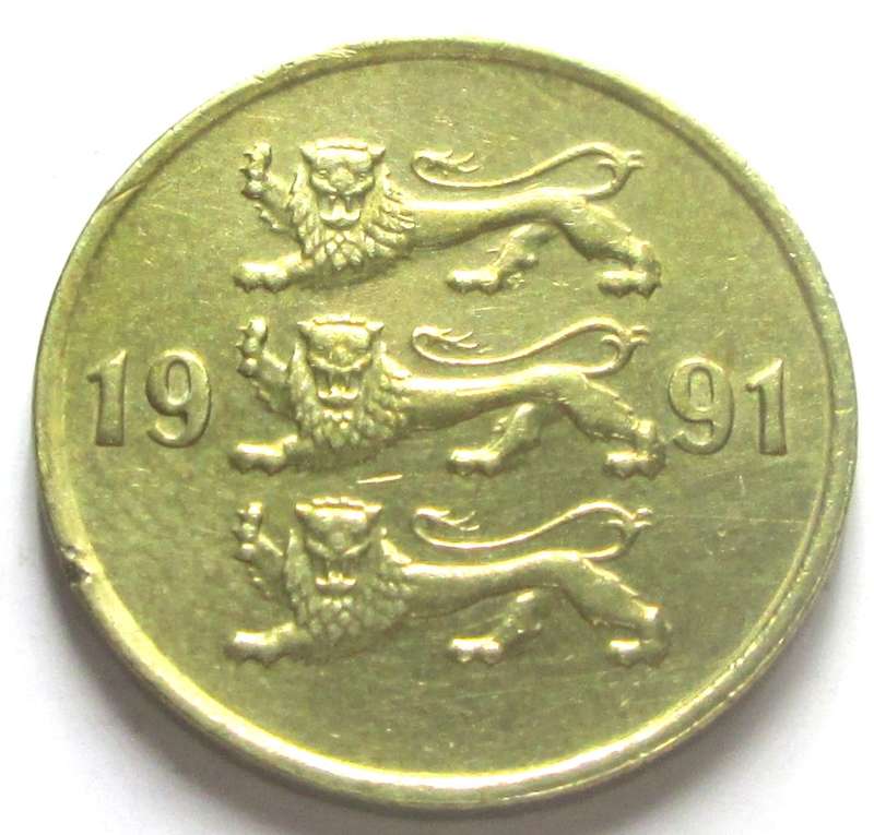 1991 Estonia 10 Senti