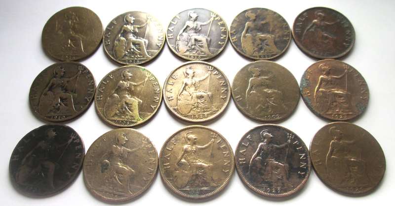 Half Penny Great Britain 1929 - 1935