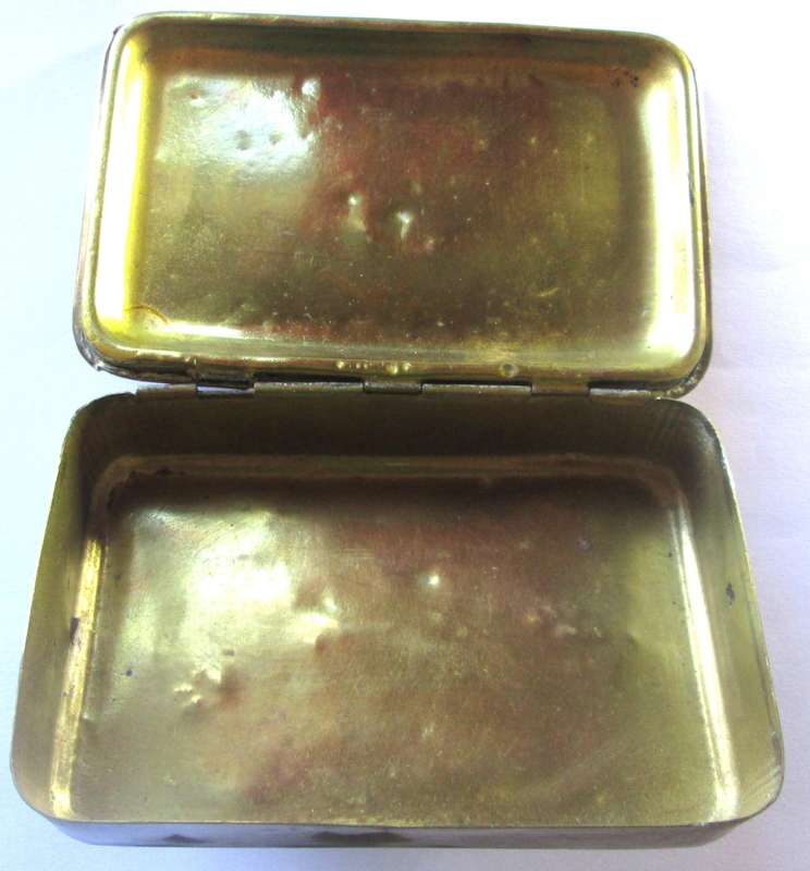 1914 Princess Mary Christmas Gift Box Brass Tin World War 1