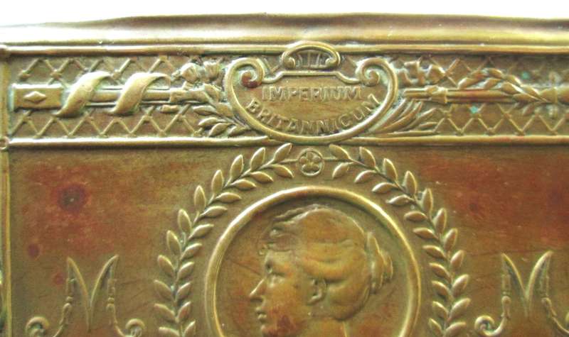 1914 Princess Mary Christmas Gift Box Brass Tin World War 1