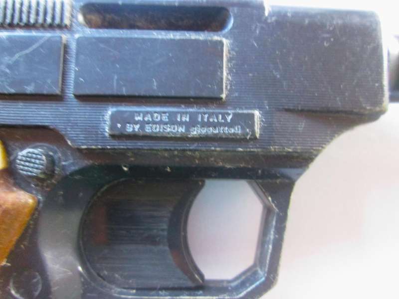 1983 Cap Toy Gun Edison Giocattoli lionmatic Made in Italy