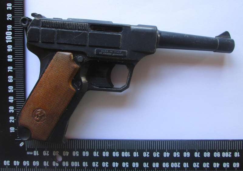 1983 Cap Toy Gun Edison Giocattoli lionmatic Made in Italy