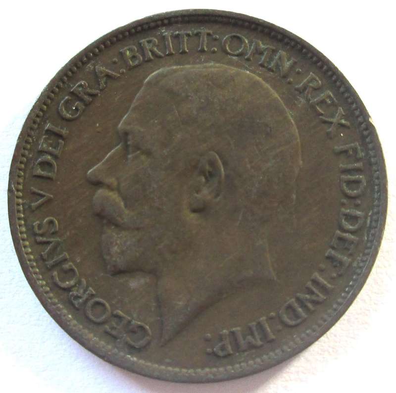1921 Great Britain Half Penny
