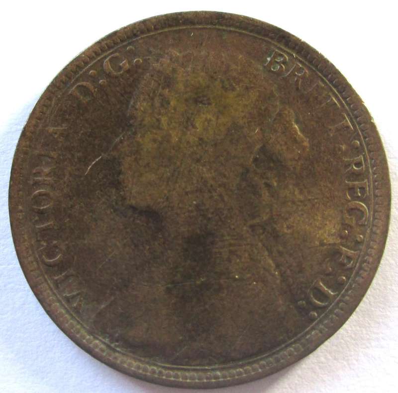 1880 Great Britain Half Penny