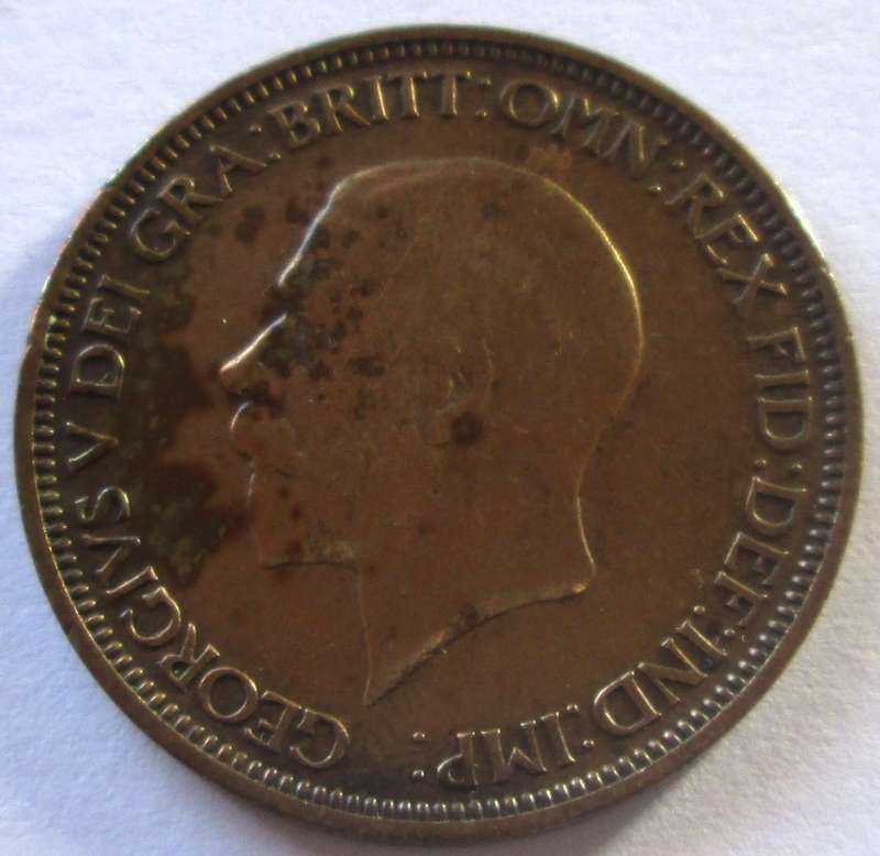1935 Great Britain Half Penny