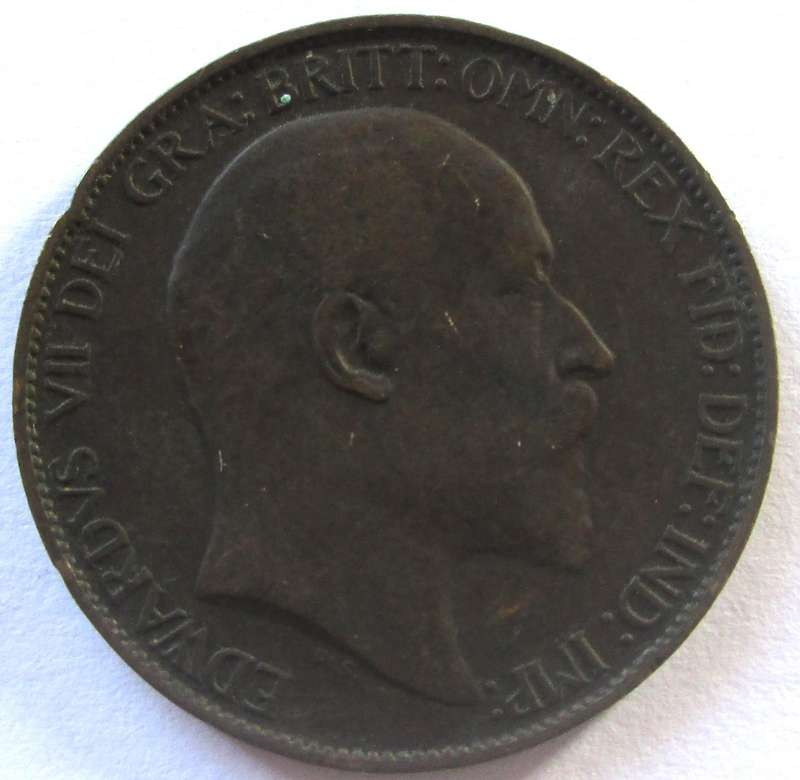 1907 Great Britain Half Penny