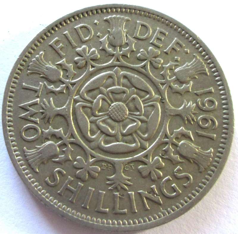 1961 Great Britain 2 Shillings