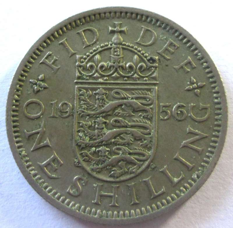 1956 Great Britain 1 Shilling