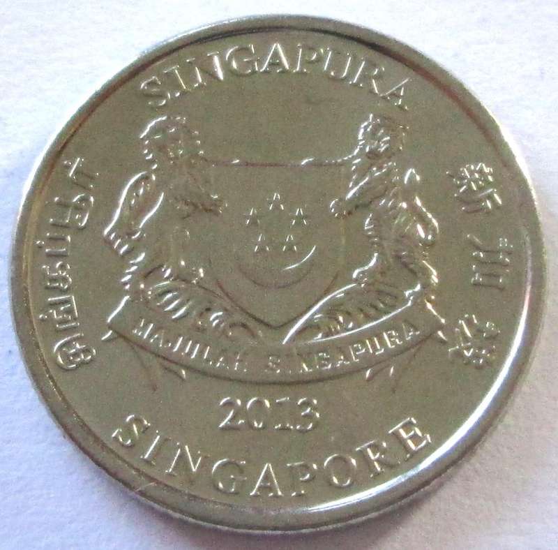 2013 Singapore 20 Cents