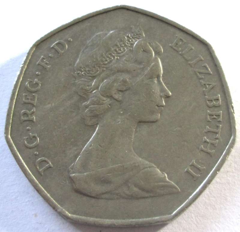 1973 Great Britain 50 Pence