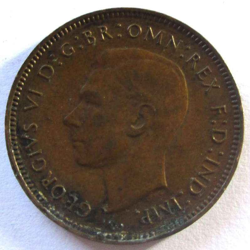 1944 Great Britain Farthing