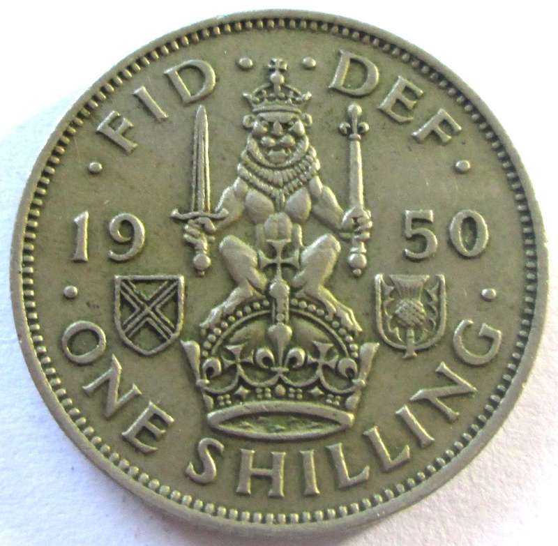 1950 Great Britain 1 Shilling