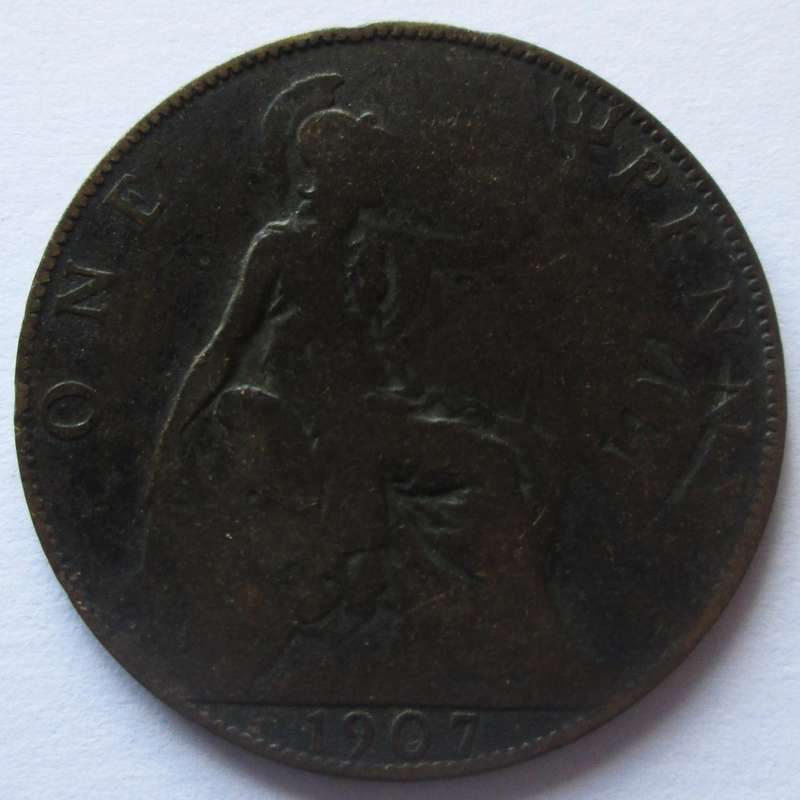 1907 Great Britain 1 Penny
