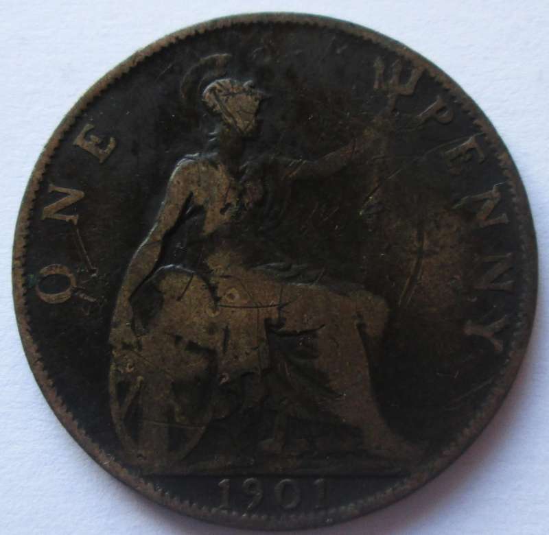 1901 Great Britain 1 Penny