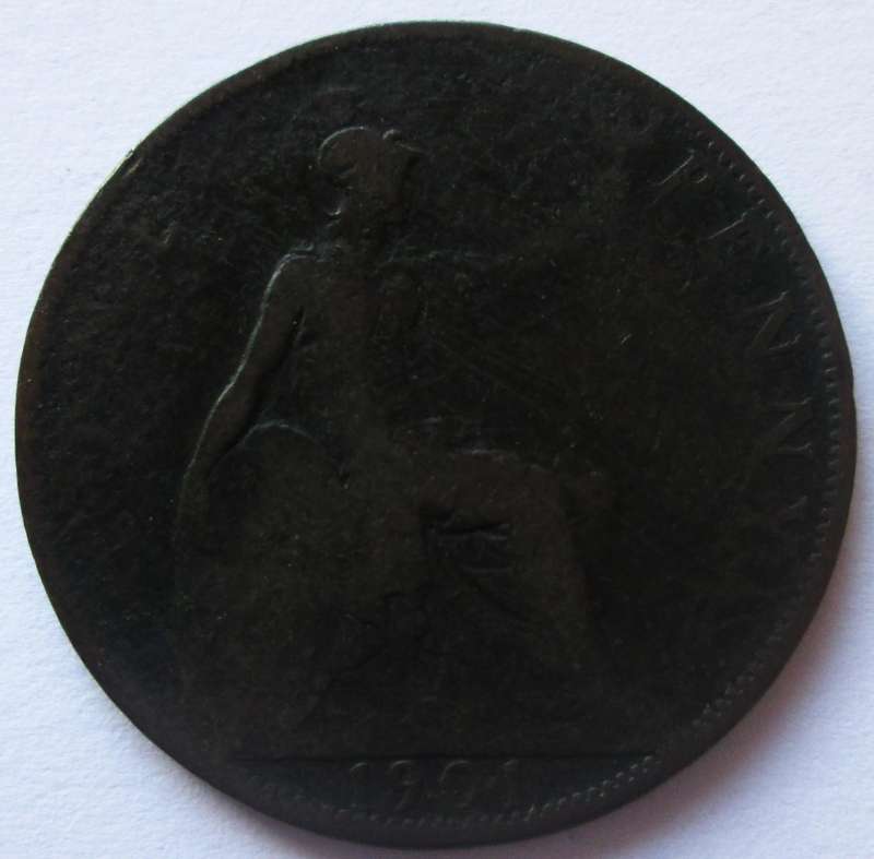 1901 Great Britain 1 Penny