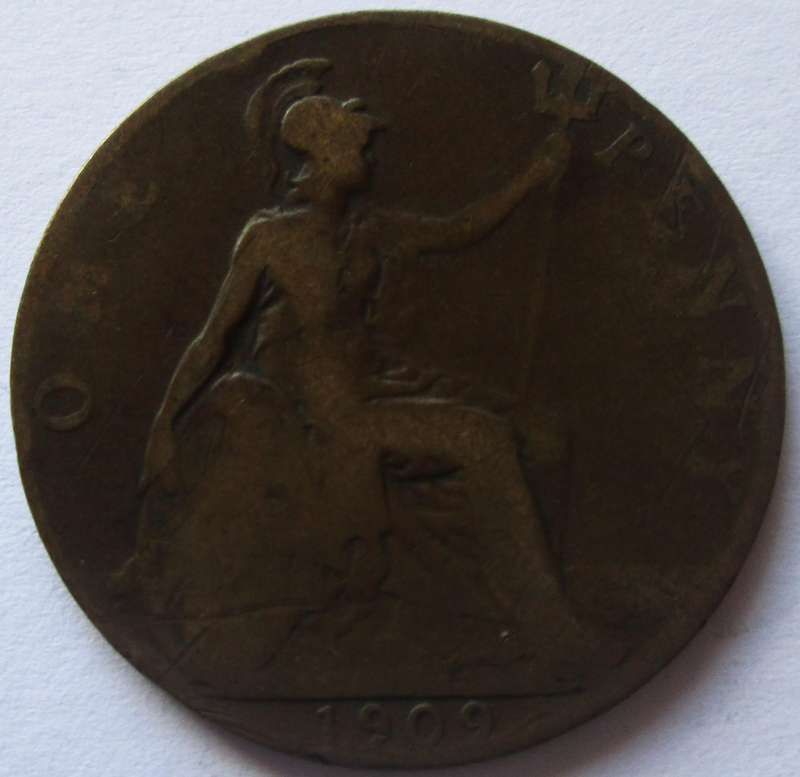 1909 Great Britain 1 Penny