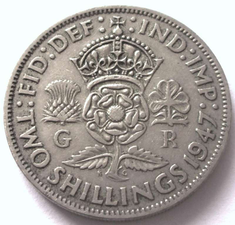1947 Great Britain 2 Shillings