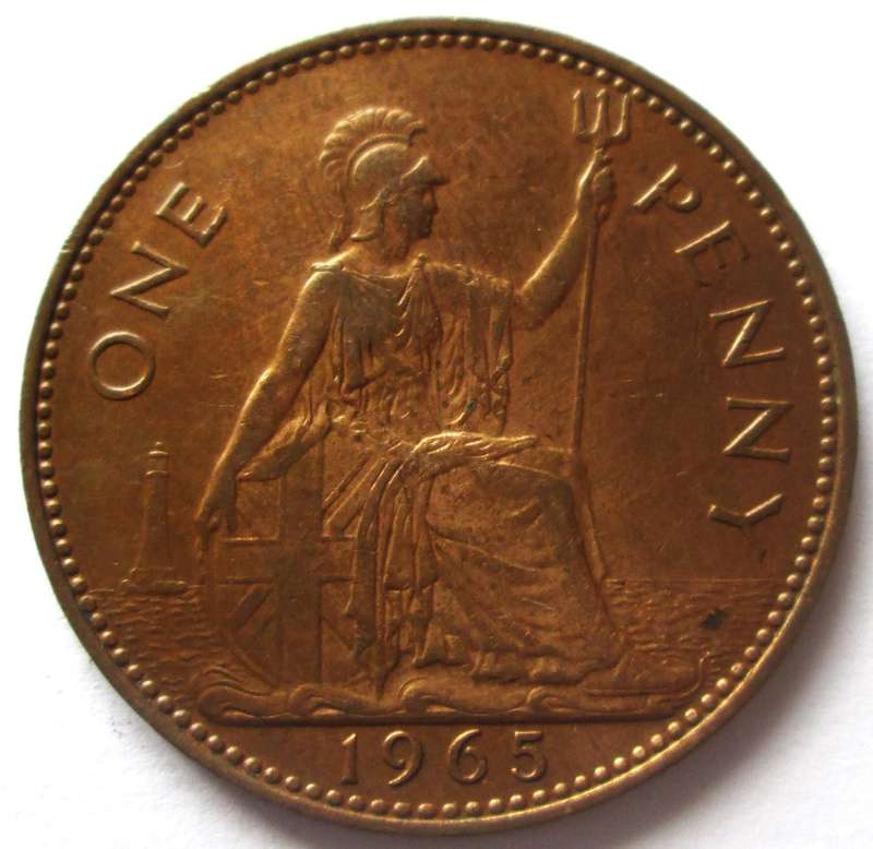 1965 Great Britain 1 Penny