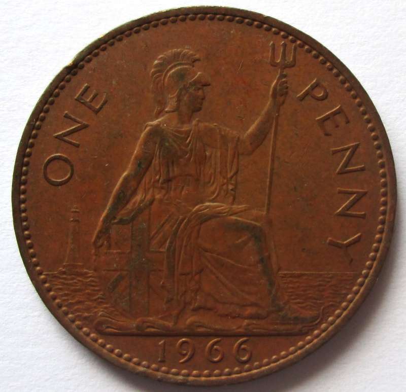 1966 Great Britain 1 Penny
