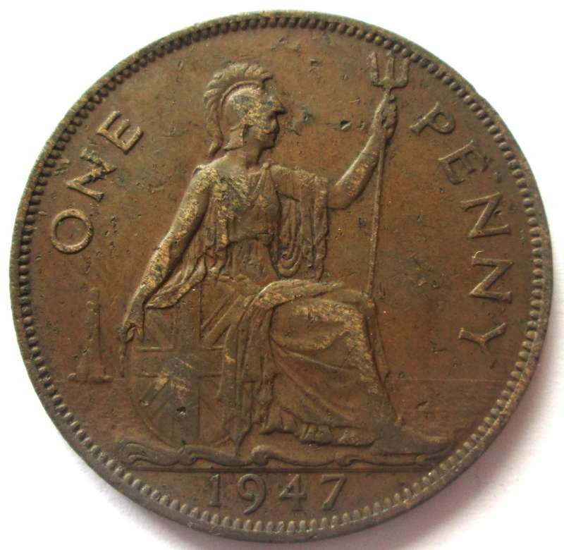 1947 Great Britain 1 Penny