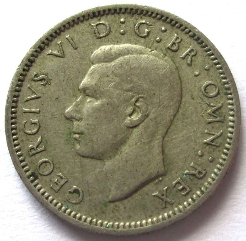 1951 Great Britain 6 Pence