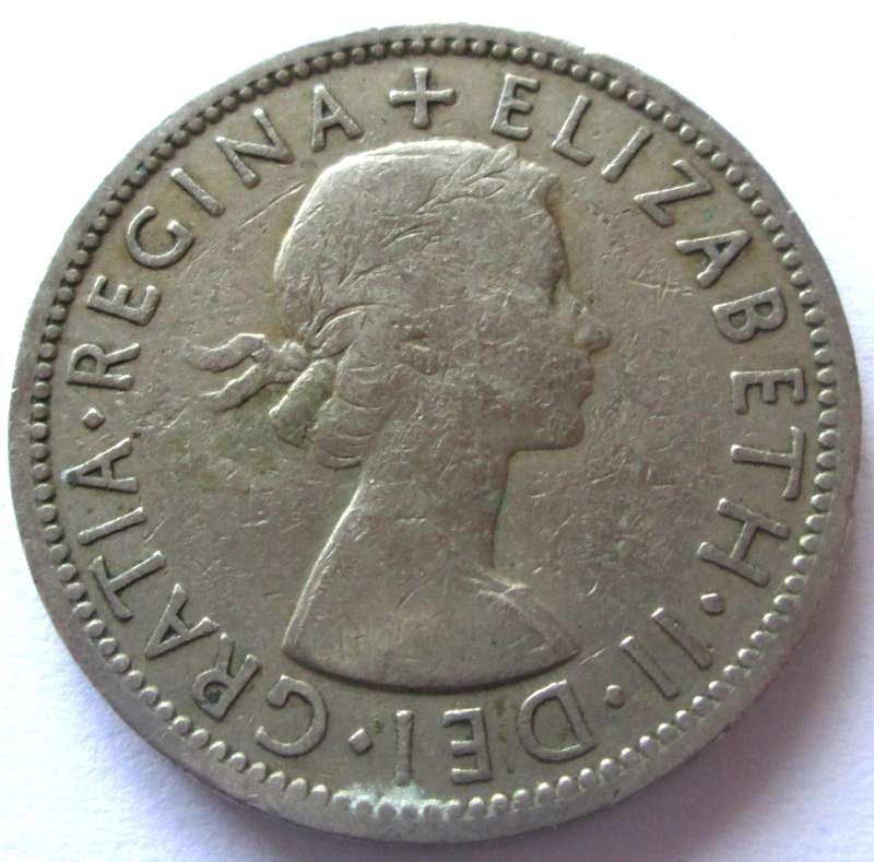 1956 Great Britain 2 Shillings