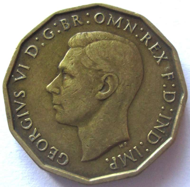 1938 Great Britain 3 Pence