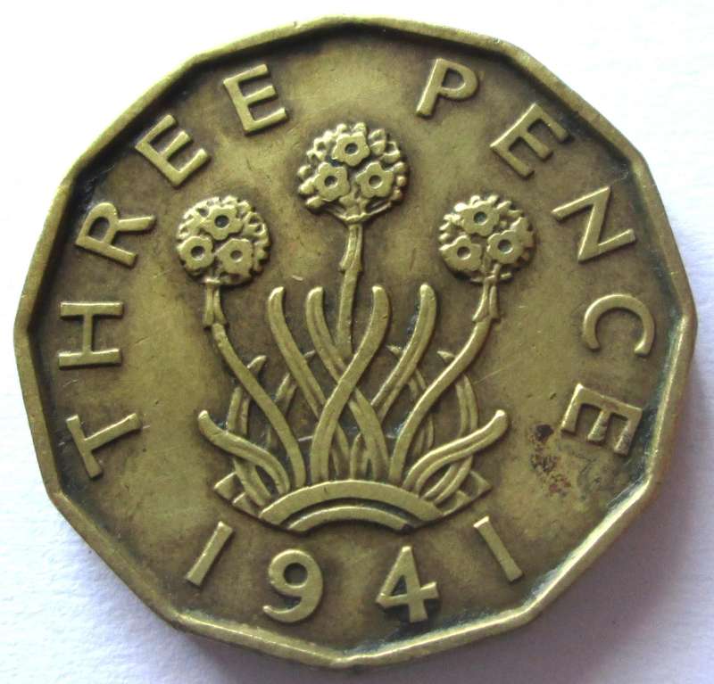1941 Great Britain 3 Pence