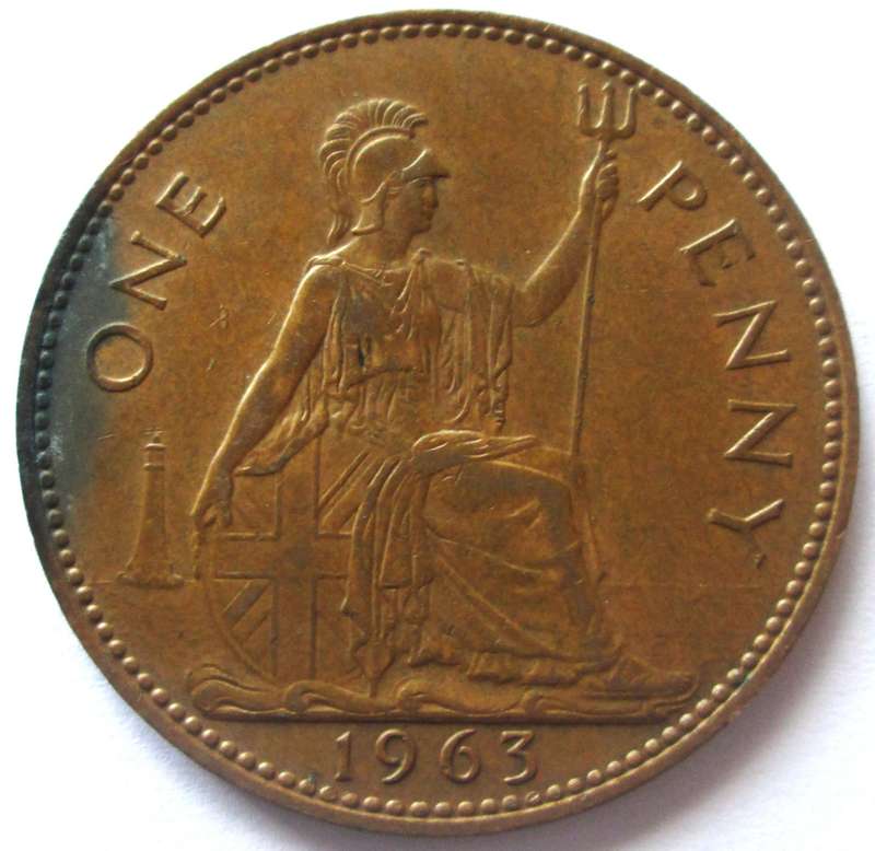 1963 Great Britain 1 Penny