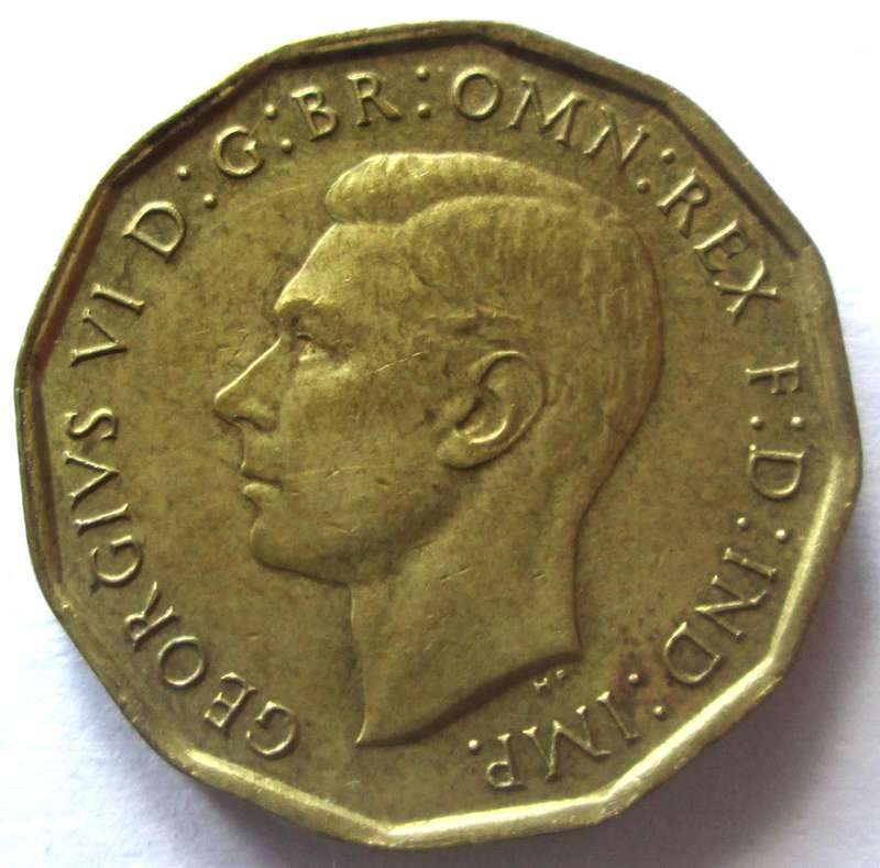1944 Great Britain 3 Pence