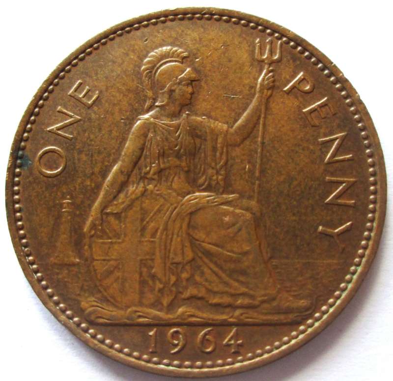 1964 Great Britain 1 Penny