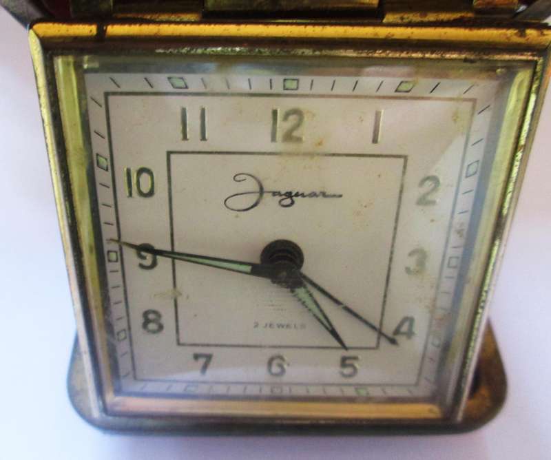 Jaguar 2 Jewels Box Alarm Desk Clock